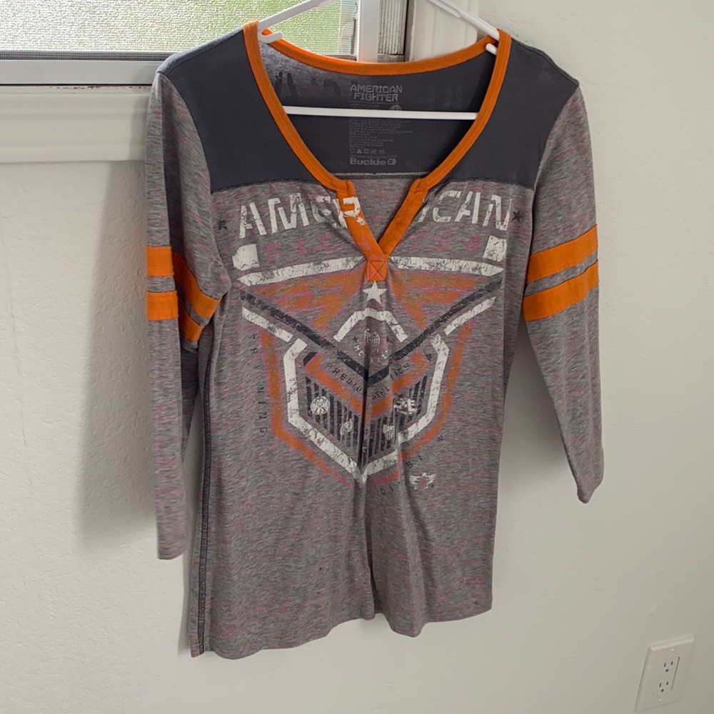American Fighter 3/4 Sleeve